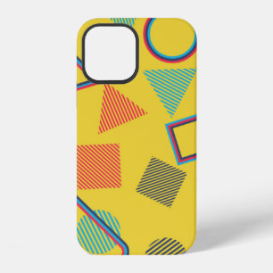 Seamless Pop Art Pattern. Abstract Colorful Textur iPhone 12 Case