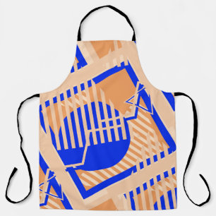 Seamless Pop Art Pattern. Abstract Colour Texture Apron