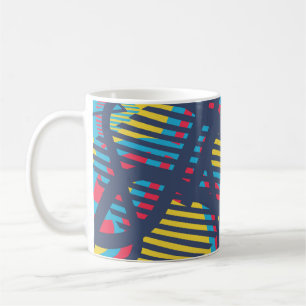 Seamless Pop Art Pattern. Abstract Colour Texture Coffee Mug