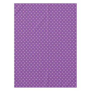 Seamless purple background polka dot pattern  tablecloth