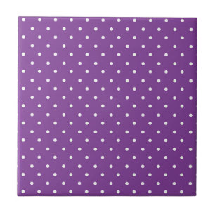 Seamless purple background polka dot pattern  tile