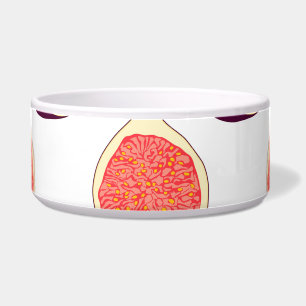 Seamless purple fig: colourful pattern
