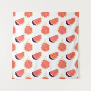 Seamless purple fig: colourful pattern tapestry