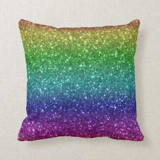 Seamless Rainbow Glitter-1 Cushion