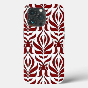 Seamless Red and White Pattern Design  iPhone 13 Pro Case