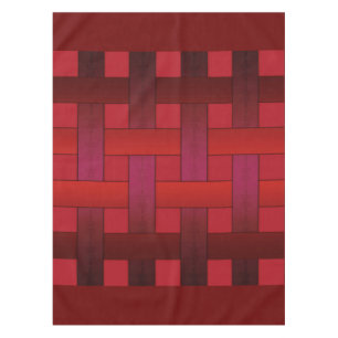 Seamless red silk lined striped pattern modern abs tablecloth