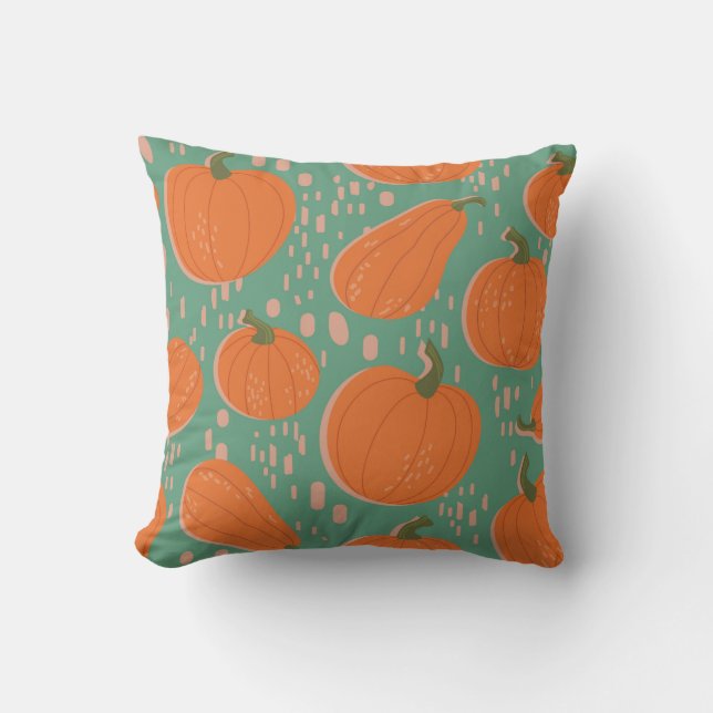 Seamless repeat pattern swatch. Vintage design of  Cushion (Front)