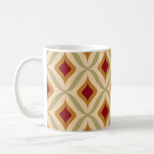 Seamless retro ornamental pattern vintage illustra coffee mug