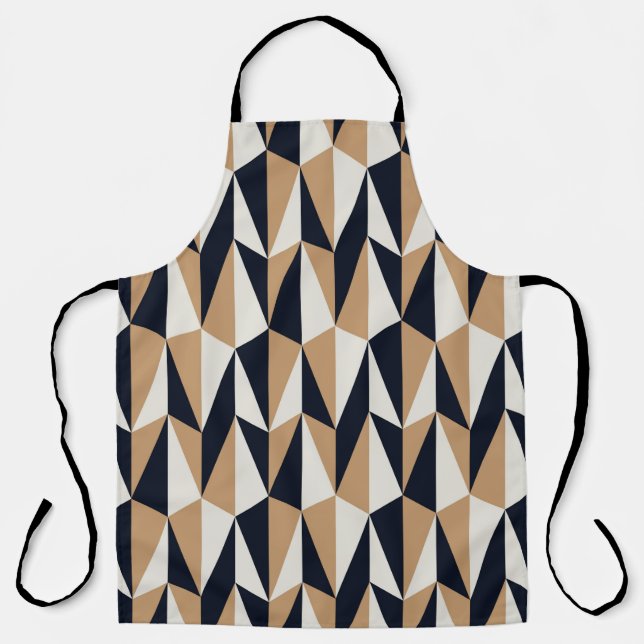 seamless retro pattern apron (Front)