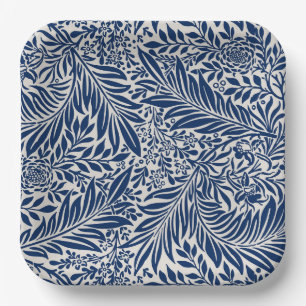 Seamless retro pattern with rounded squares paper plate