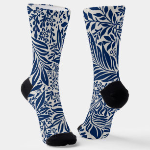 Seamless retro pattern with rounded squares socks