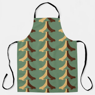 Seamless retro pattern with vertical elements. abs apron