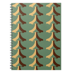 Seamless retro pattern with vertical elements. abs notebook