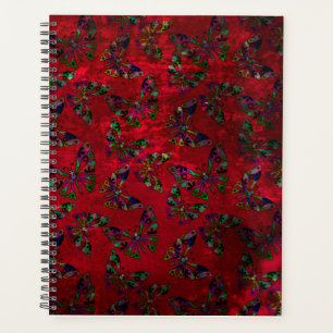 Seamless retro vintage kids abstract buttefly patt planner