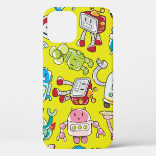 seamless robot pattern iPhone 12 case