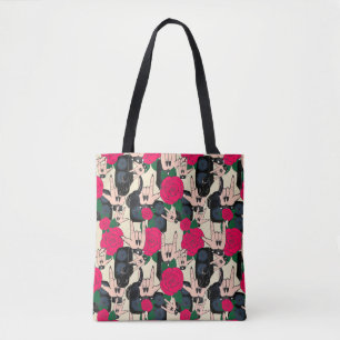 Seamless Rock background. Abstract music modern pa Tote Bag
