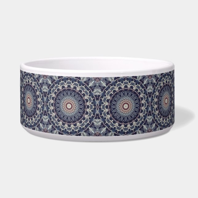 Seamless round ornamental mandala pattern arabic k (Front)
