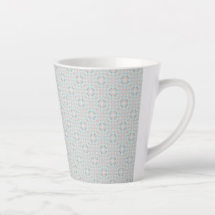 Seamless Seashell Pattern Latte Mug