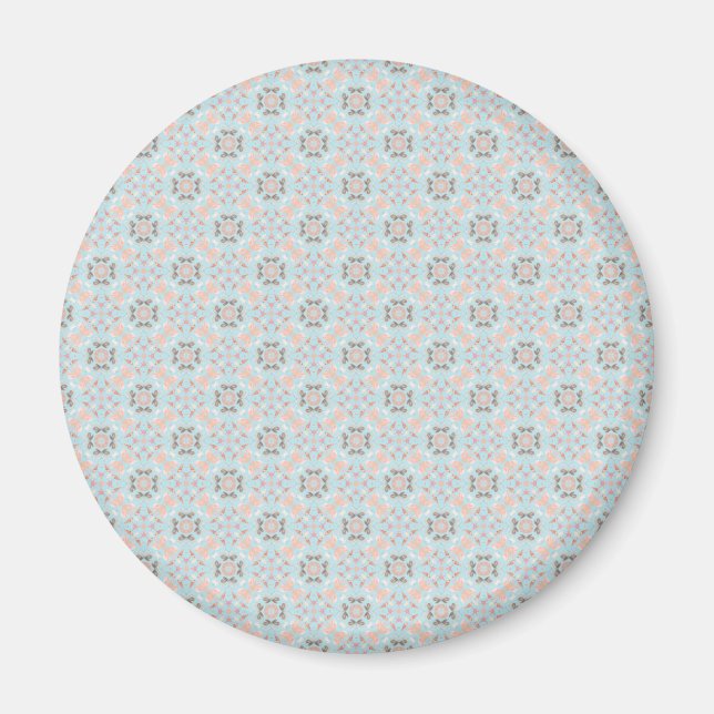 Seamless Seashell Pattern Magnet (Front)