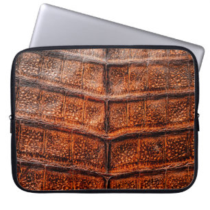 Seamless snake skin texture. Fashion tropical rept Laptop Sleeve