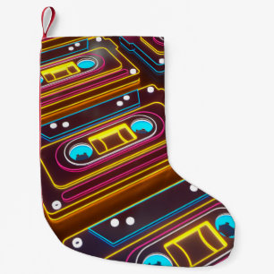 Seamless snake skin texture. Tropical reptiles. Ge Small Christmas Stocking