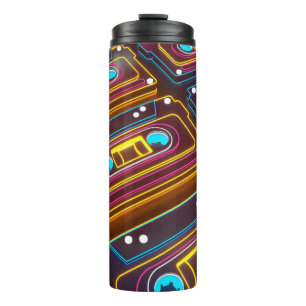 Seamless snake skin texture. Tropical reptiles. Ge Thermal Tumbler