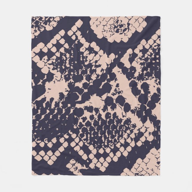 Seamless Snakeskin Patternsnake, seamless, skin, p Fleece Blanket (Front)