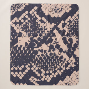 Seamless Snakeskin Patternsnake, seamless, skin, p Sherpa Blanket