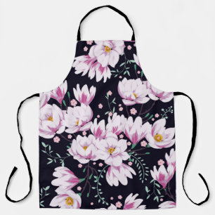Seamless spring pattern with magnolias. apron