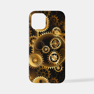 Seamless Steampunk Brass Gears iPhone 12 Mini Case