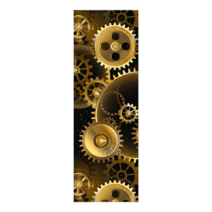 Seamless Steampunk Brass Gears Photo Print