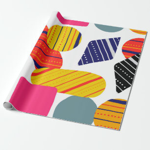 Seamless stylish abstract hand drawn pattern. Vint Wrapping Paper