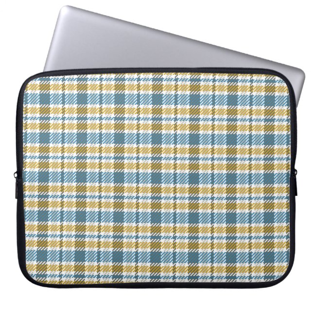 Seamless tartan,  plaid pattern. Background. Vinta Laptop Sleeve (Front)