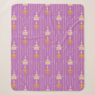 Seamless texture background in retro style vintage sherpa blanket