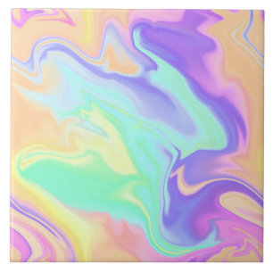 Seamless Tie Dye Swirl Marble Retro Groovy Tile