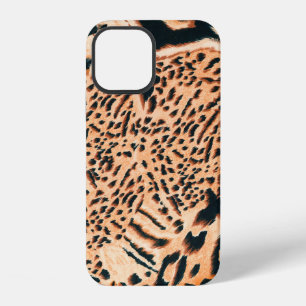 Seamless tiger, leopard and jaguar. Seamless textu iPhone 12 Case