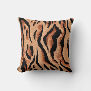 seamless tiger, leopard skin pattern cushion