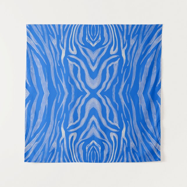 Seamless tiger skin pattern tapestry (Front)
