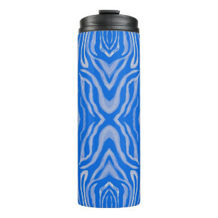 Seamless tiger skin pattern thermal tumbler