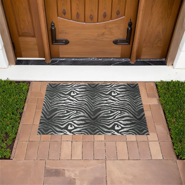Seamless tiger stripe pattern doormat (Outdoor)