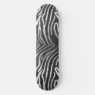 Seamless tiger stripe pattern skateboard