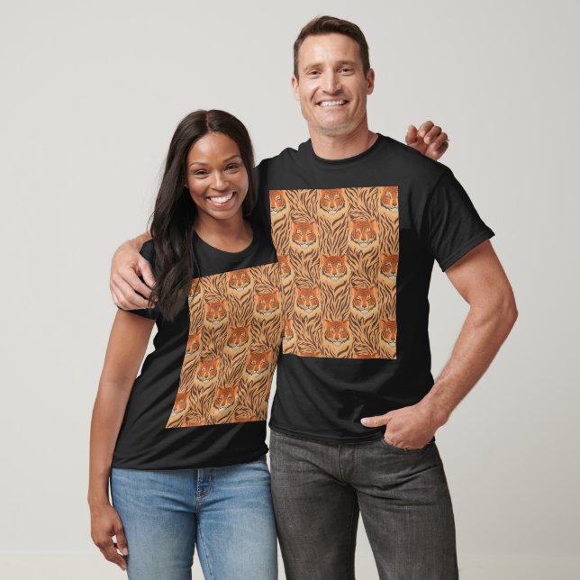 Seamless tiger stripe pattern T-Shirt (Unisex)