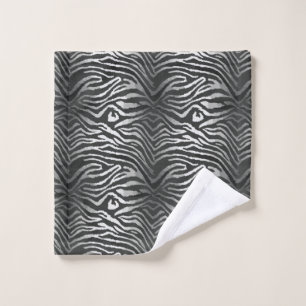 Seamless tiger stripe pattern wash cloth