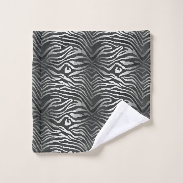 Seamless tiger stripe pattern wash cloth (Wash Cloth)