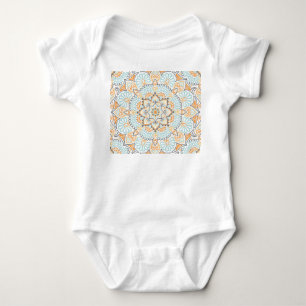 Seamless tile pattern: decorative, versatile desig baby bodysuit
