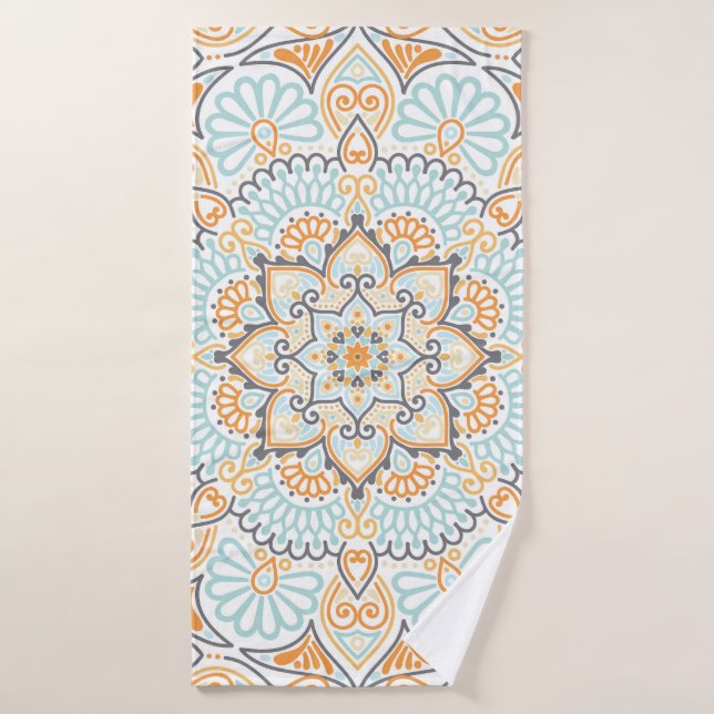 Seamless tile pattern: decorative, versatile desig bath towel (Bath Towel)