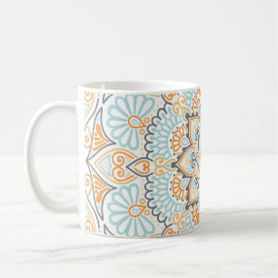 Seamless tile pattern: decorative, versatile desig coffee mug