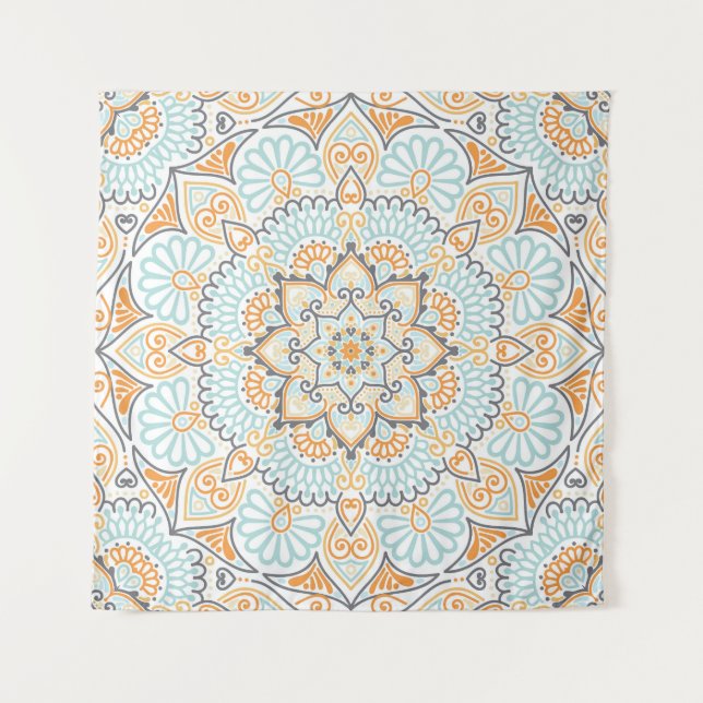 Seamless tile pattern: decorative, versatile desig tapestry (Front)