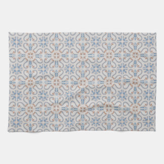 Seamless tile pattern tea towel