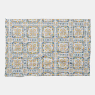 Seamless tile pattern tea towel